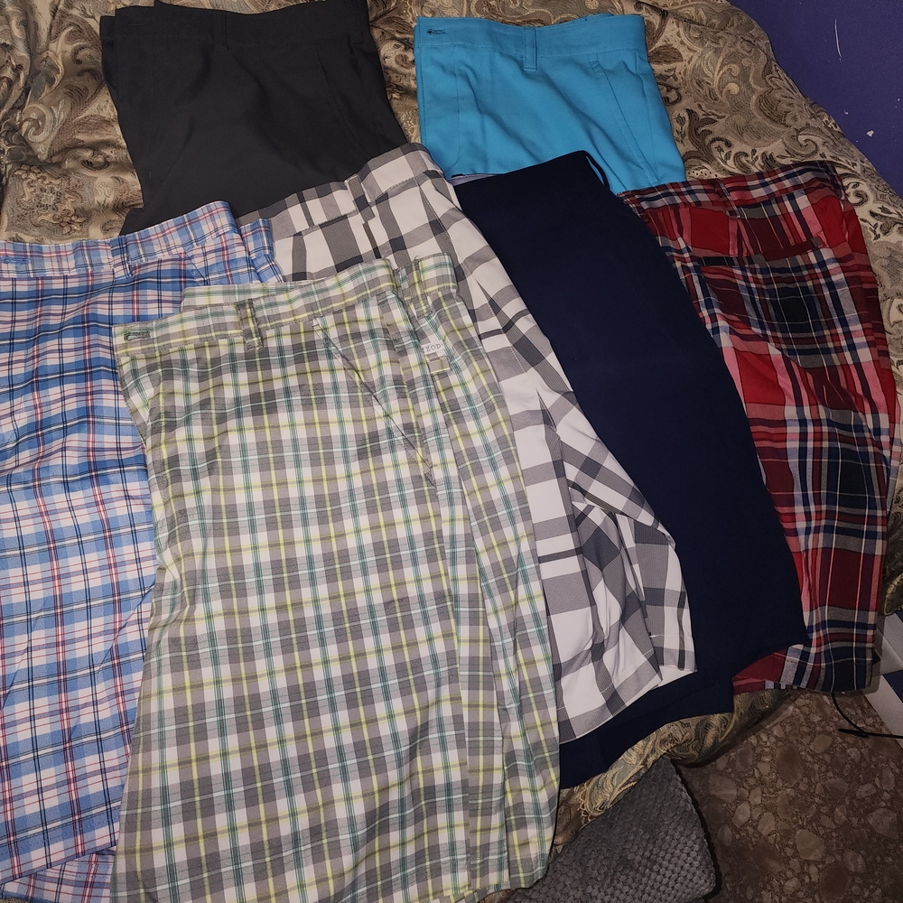 Men's GOLF Shorts Collection 7 Pairs Total COLOR ASSORTMENT